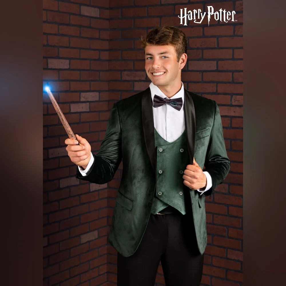 NWT Harry Potter Slytherin Deluxe Men's Blazer- 42R- Warner Bros, Wizard, Magic